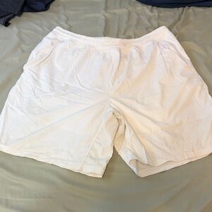 lululemon pace breaker 9” lined Men's White Athletic Shorts